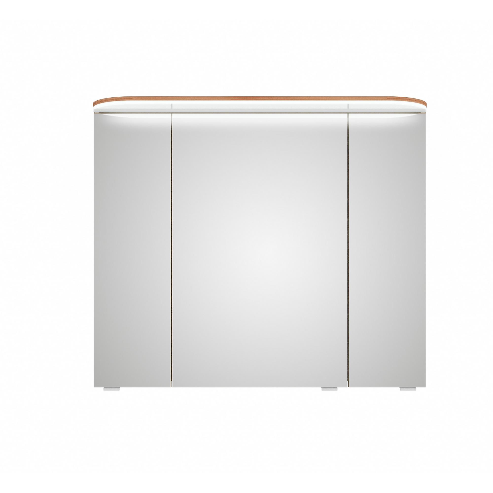 Spiegelschrank 'Jelte' braun foliert 85 x 72,3 x 17 cm