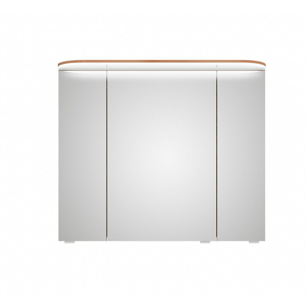 Spiegelschrank 'Jelte' eichefarben foliert 85 x 72,3 x 17 cm
