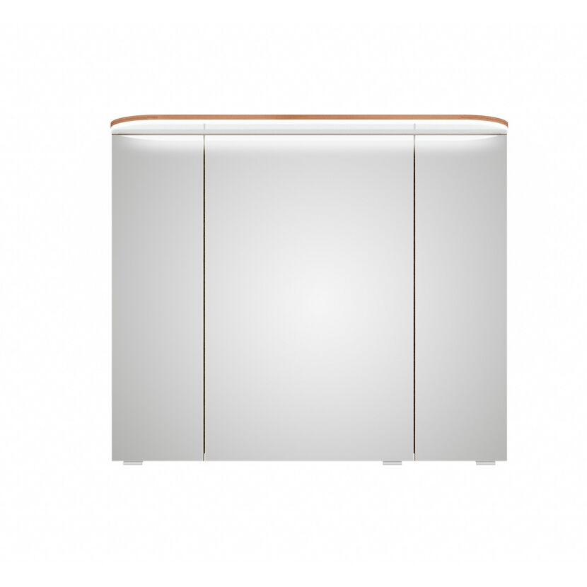 Spiegelschrank 'Jelte' eichefarben foliert 85 x 72,3 x 17 cm