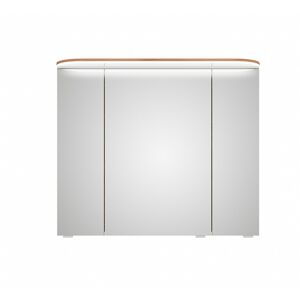 Spiegelschrank 'Jelte' braun foliert 85 x 72,3 x 17 cm