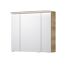 Spiegelschrank 'Jelte' eichefarben foliert 85 x 72,3 x 17 cm
