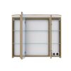 Spiegelschrank 'Jelte' eichefarben foliert 85 x 72,3 x 17 cm