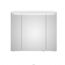 LED-Spiegelschrank ' Jelte' in Weiß Glanz B/H/T 85cm/72,3cm/17cm