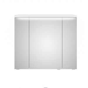 LED-Spiegelschrank ' Jelte' in Weiß Glanz B/H/T 85cm/72,3cm/17cm