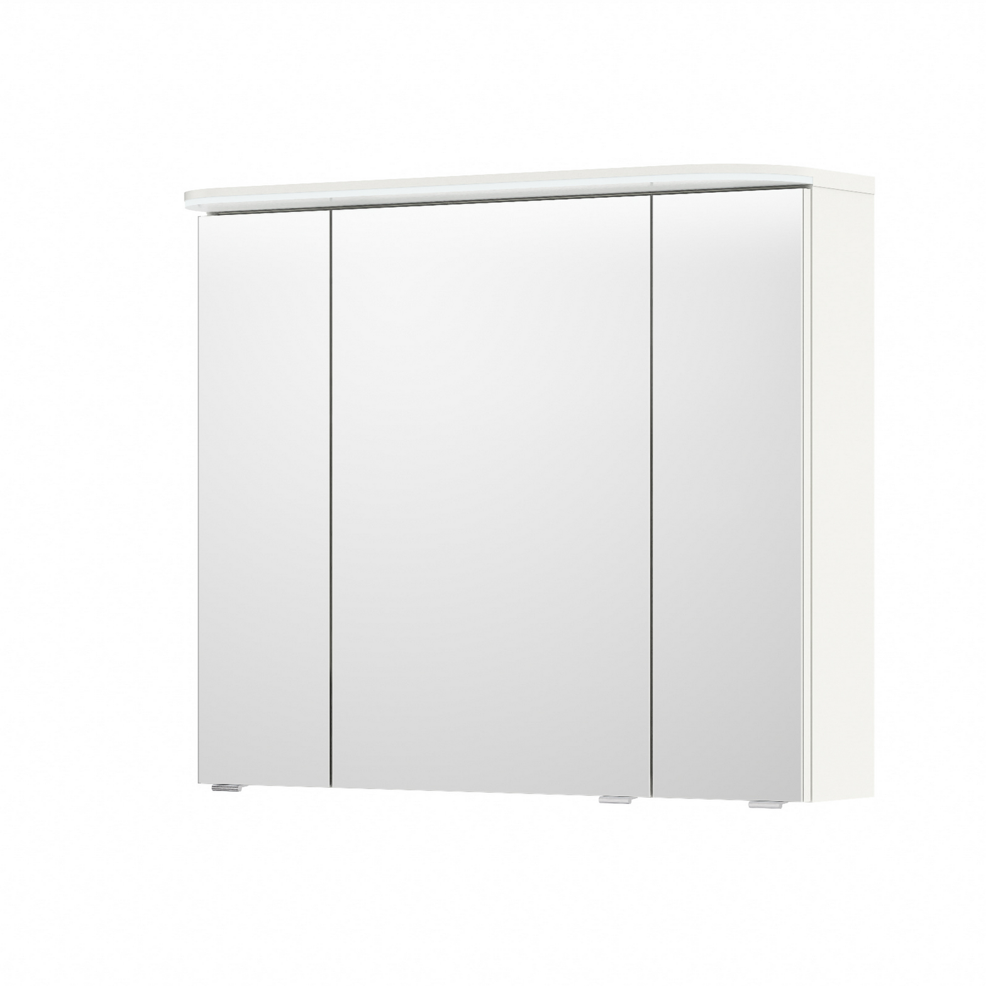 LED-Spiegelschrank ' Jelte' in Weiß Glanz B/H/T 85cm/72,3cm/17cm