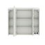 LED-Spiegelschrank ' Jelte' in Weiß Glanz B/H/T 85cm/72,3cm/17cm