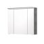 LED-Spiegelschrank ' Jelte' graphitfarben 85 x 72,3 x 17 cm