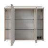 LED-Spiegelschrank ' Jelte' kaschmirfarben matt  85 x 72,3 x 17 cm