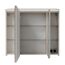 LED-Spiegelschrank ' Jelte' kaschmirfarben matt  85 x 72,3 x 17 cm