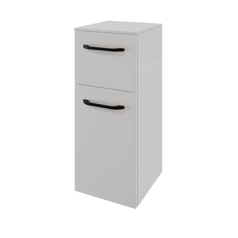 Unterschrank 'Jelte' in Weiß Hochglanz 30 x 73 x 28,9 cm