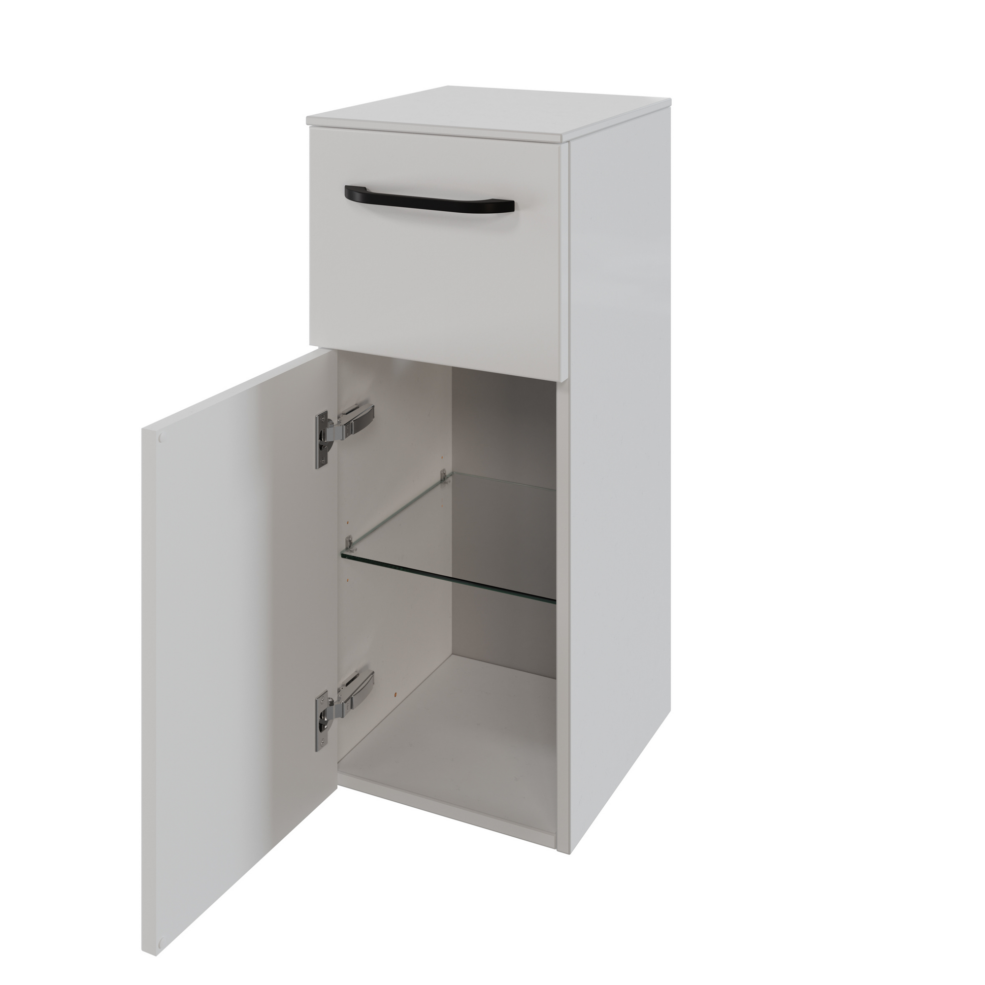 Unterschrank 'Jelte' in Weiß Hochglanz 30 x 73 x 28,9 cm