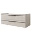Waschbeckenunterschrank 'Jelte' kaschmirfarben matt 119 x 48 x 46,9 cm