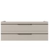 Waschbeckenunterschrank 'Jelte' kaschmirfarben matt 119 x 48 x 46,9 cm