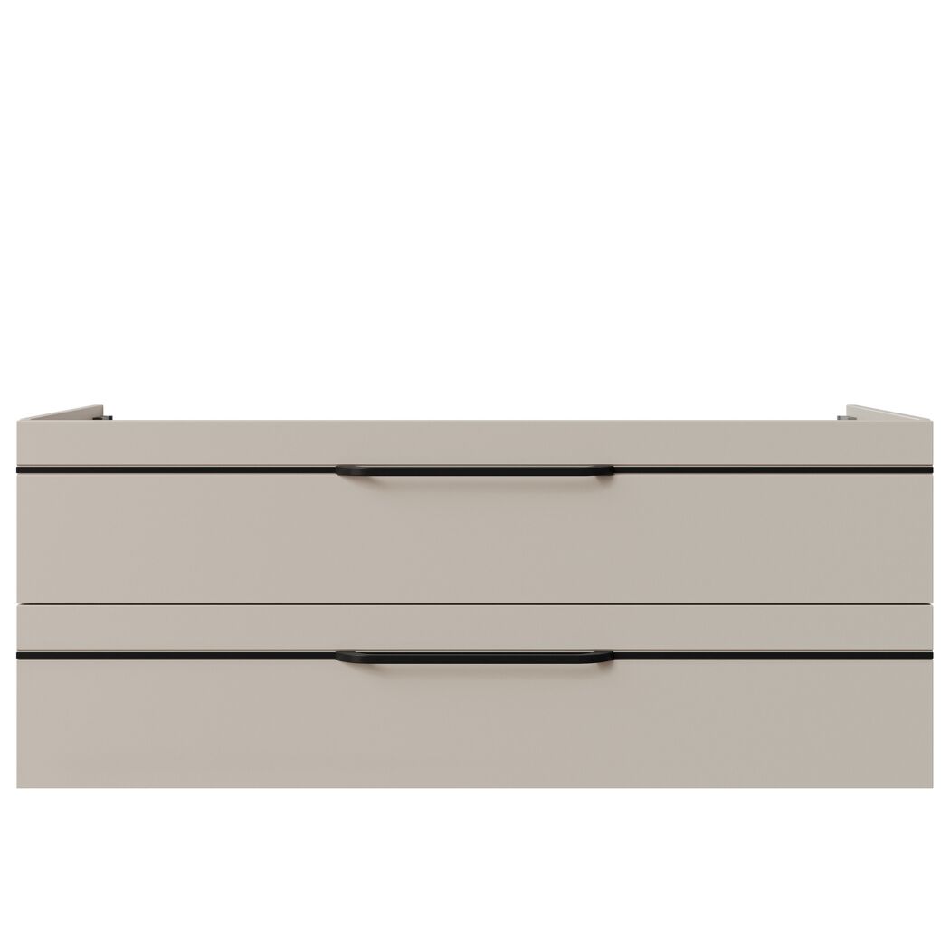 Waschbeckenunterschrank 'Jelte' kaschmirfarben matt 119 x 48 x 46,9 cm