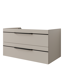 Waschbeckenunterschrank 'Jelte' kaschmirfarben matt 88 x 48 x 46,9 cm