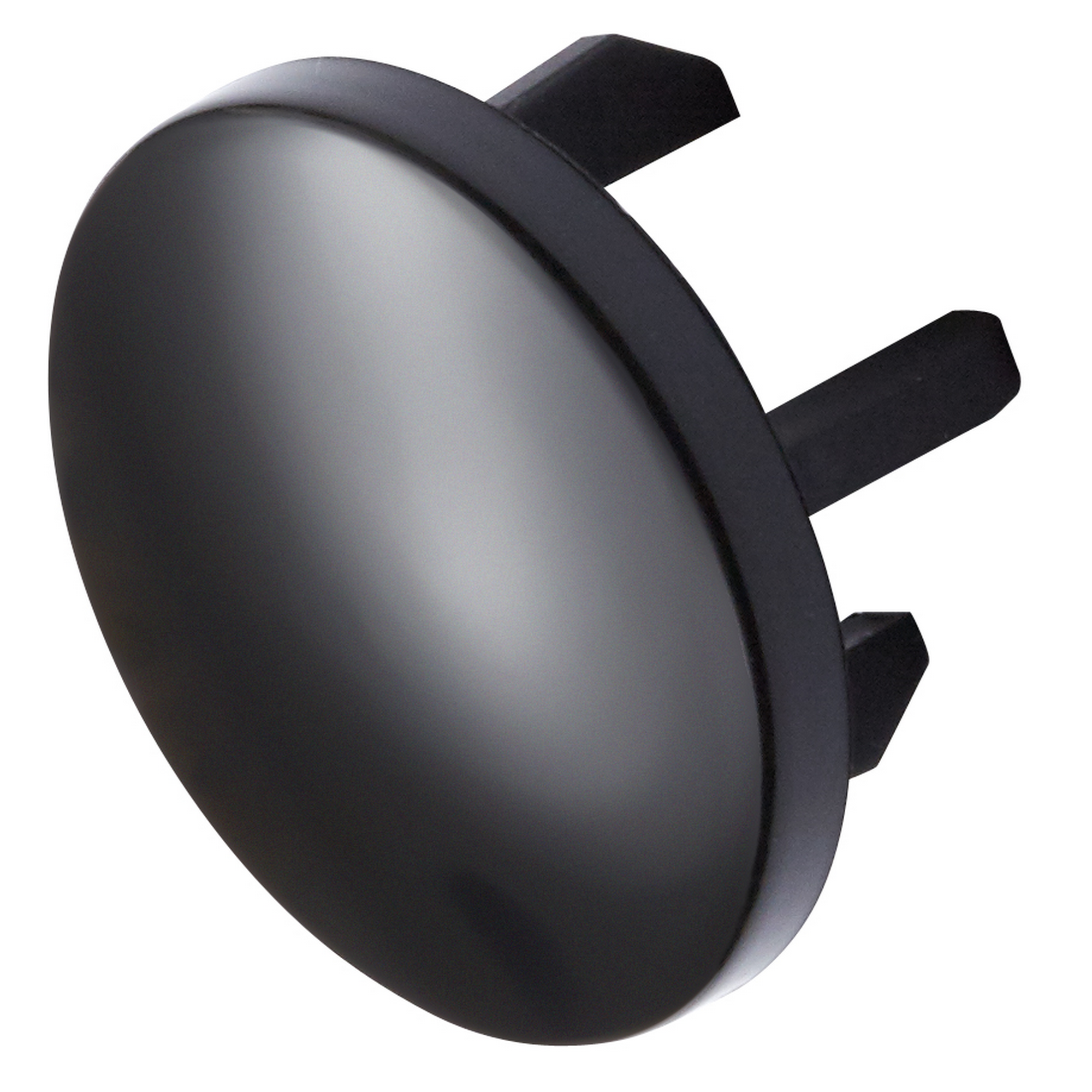 Überlaufrosette 'Jelte' schwarz Ø 32 mm