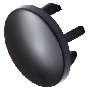 Überlaufrosette 'Jelte' schwarz Ø 32 mm