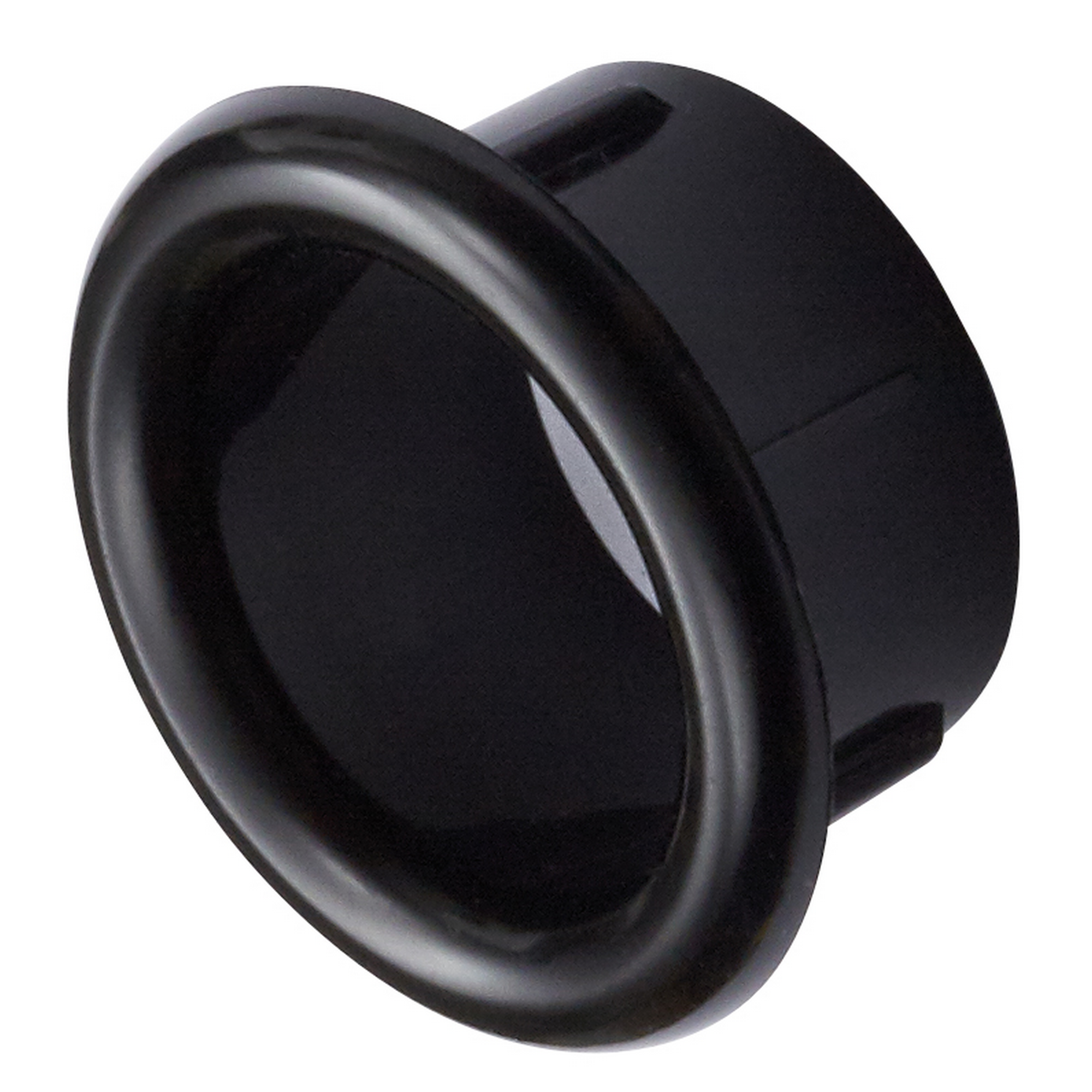 Überlaufrosette 'Jelte' schwarz Ø 32 mm