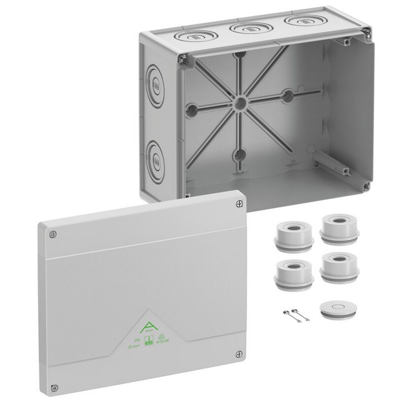 Abzweigkasten Abox 250-L mit Deckel und Dichtungen