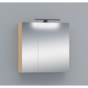 Spiegelschrank 'Viktoria' eichefarben 60 x 60 x 16,5 cm