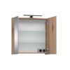 Spiegelschrank 'Viktoria' eichefarben 60 x 60 x 16,5 cm
