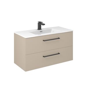 Waschbecken mit Unterschrank 'Giardini' kaschmirfarben 102 x 56,4 x 46,5 cm