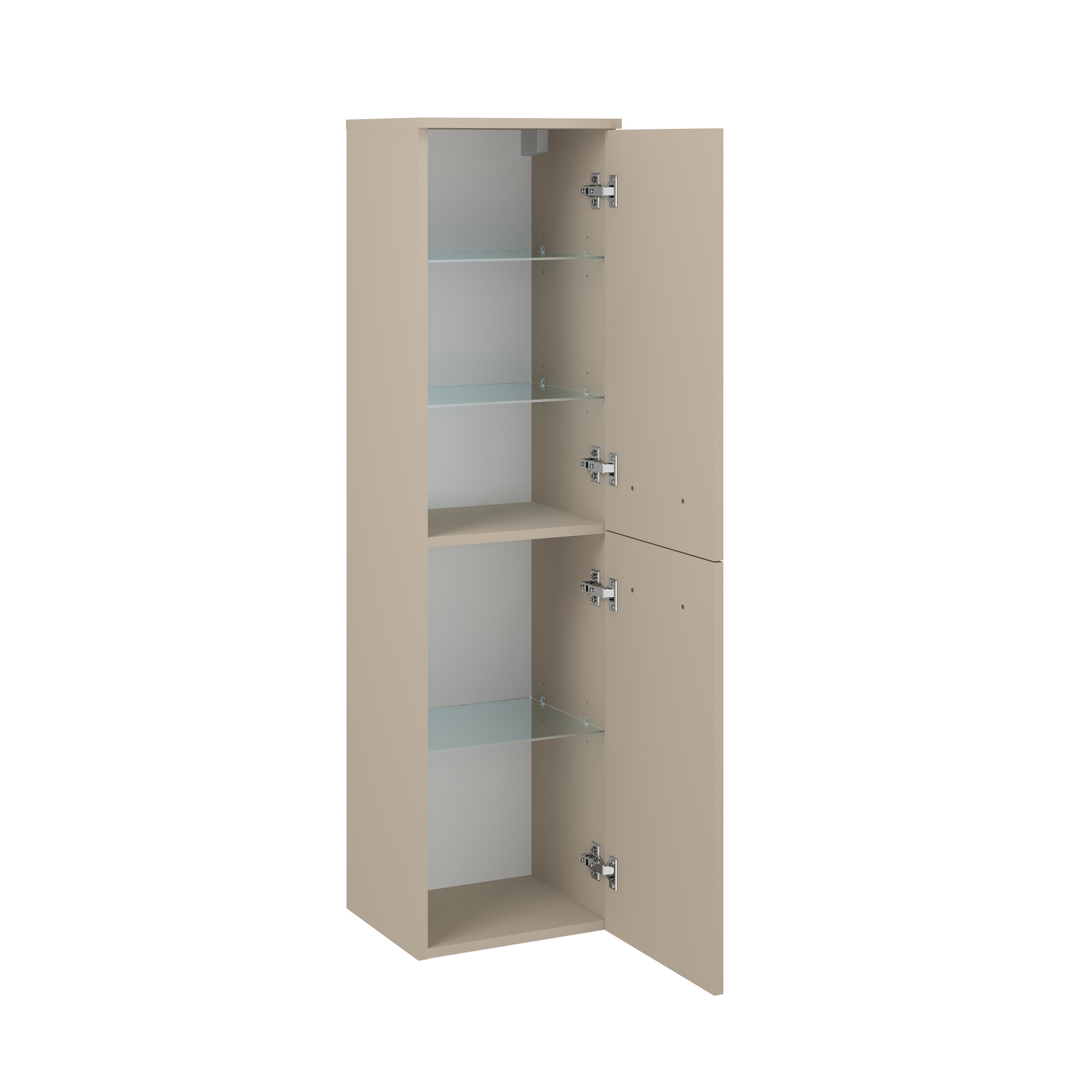 Hochschrank 'Giardini' kaschmirfarben 35,2 x 131,6 x 31,6 cm