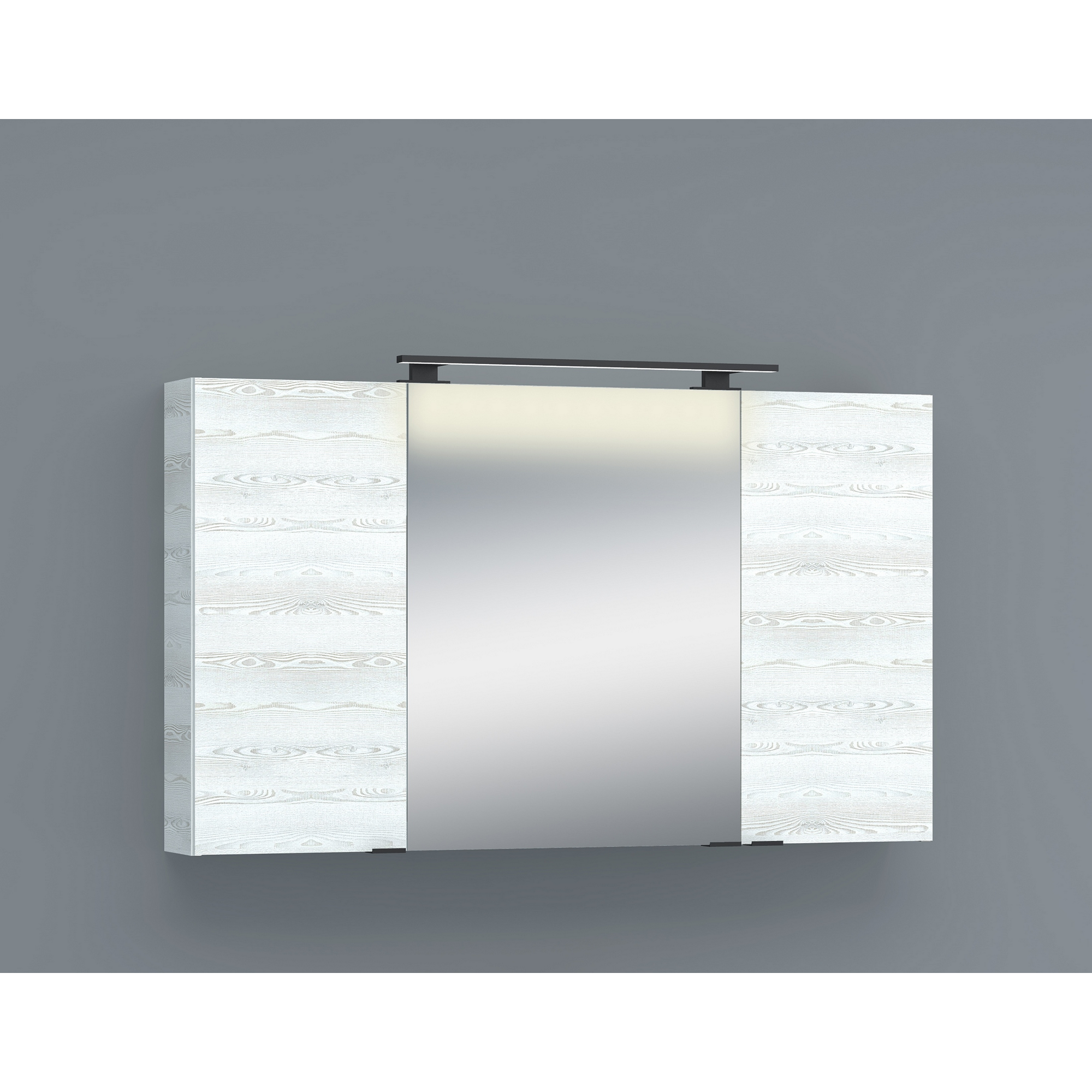 Spiegelschrank 'Fanö' Kieferfarben weiß 120 x 70 x 16,5 cm