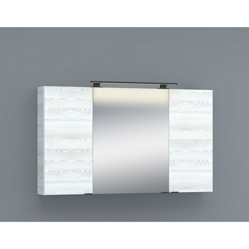 Spiegelschrank 'Fanö' Kieferfarben weiß 120 x 70 x 16,5 cm