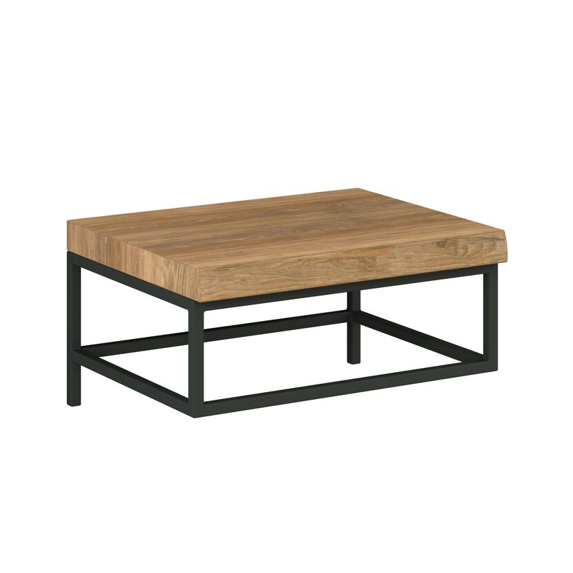 Hängeschrank 'Stone' schwarz, braun 60 x 5 x 63,3 cm