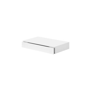 Wandregal 'Cassetto' hängend mit Schublade weiß 48 x 28 x 8 cm