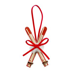 Weihnachtswichtel-Dekoration Ski-Anhänger
