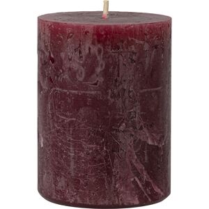 Stumpenkerze 'Rustic Safe' altrot Ø 7 x 14 cm