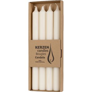 Stabkerze 'Rustic' wollweiß Ø 2,2 x 25 cm