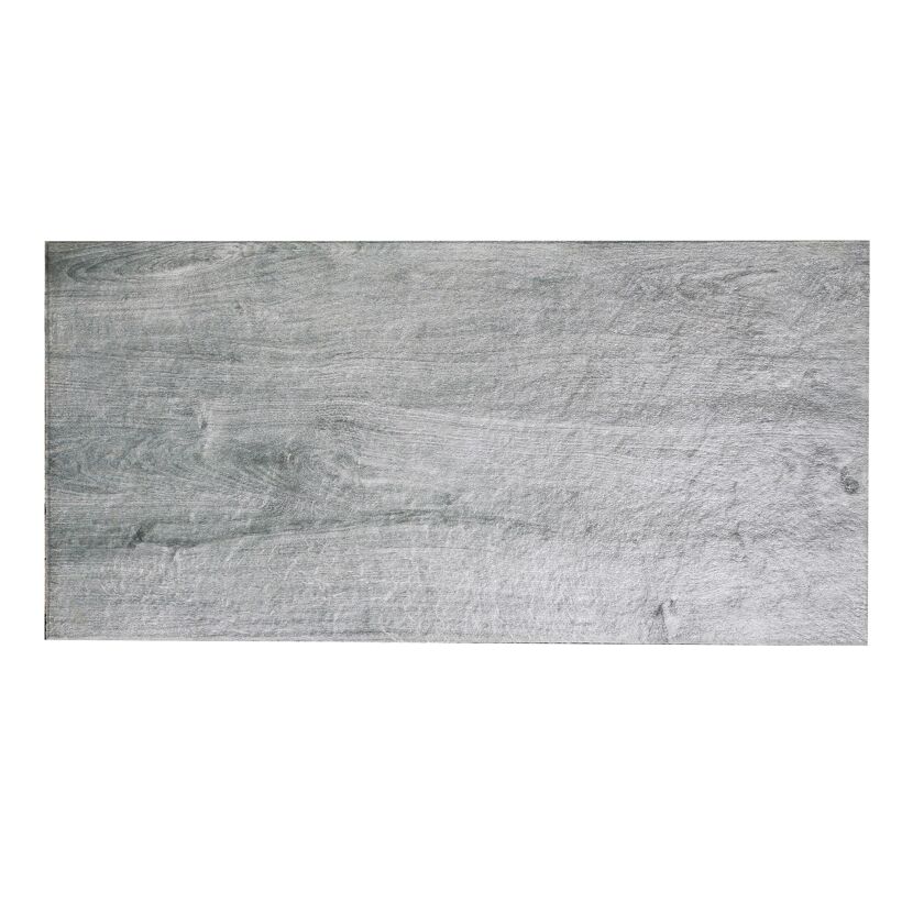 Terrassenplatte 'T-Court Fine Wood' Beton Holzoptik mittelgrau 80 x 40 x 4 cm
