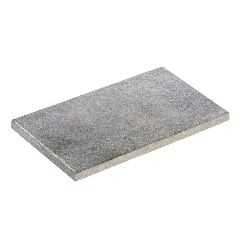 Terrassenplatte 'T-Court Deluxe' Beton basaltgrau 60 x 30 x 4 cm