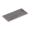 Terrassenplatte 'T-Court Fine Wood' Beton Holzoptik graphit 80 x 40 x 4 cm