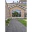 Terrassenplatte 'T-Court Supreme' Beton mittelgrau 60 x 30 x 4 cm