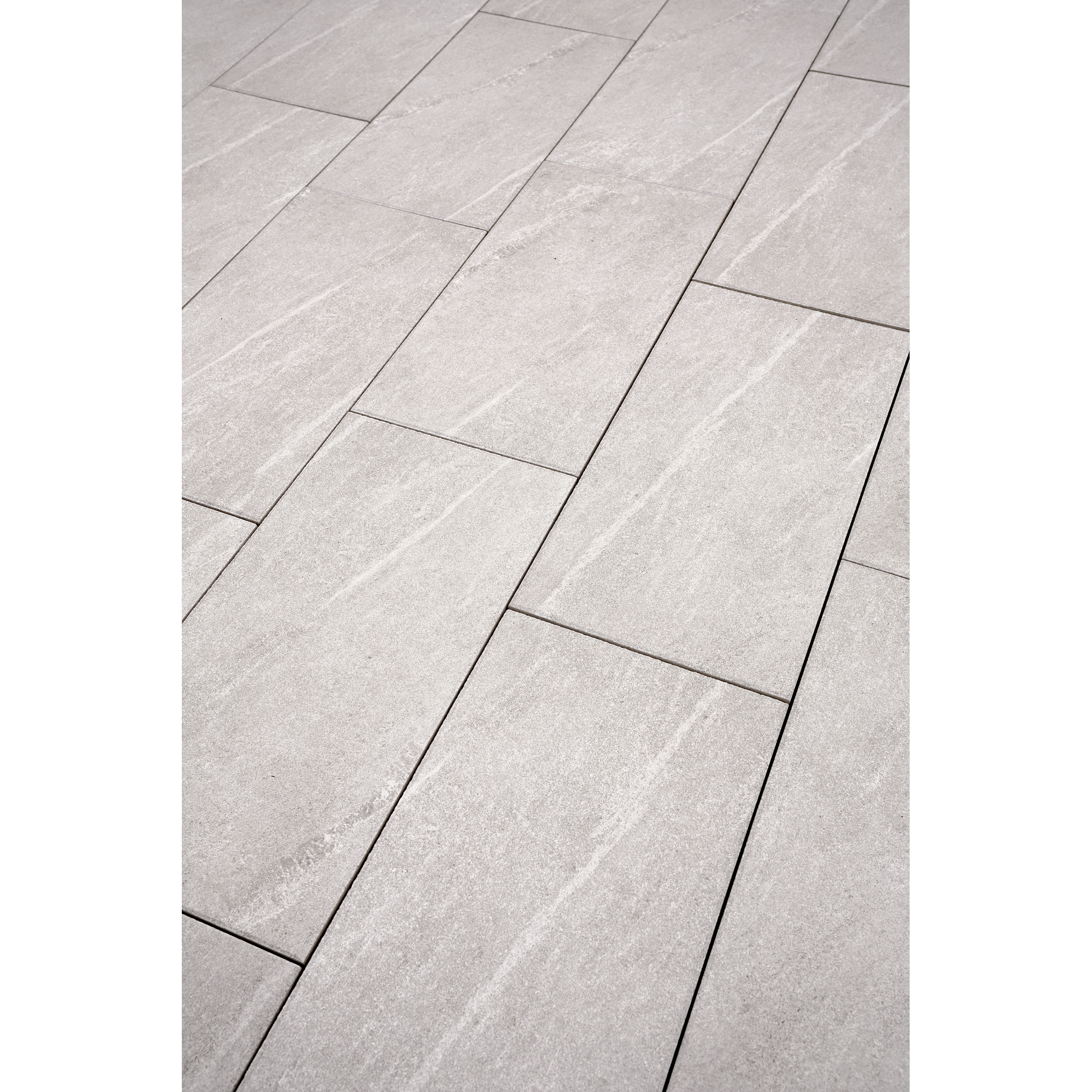 Terrassenplatte 'Lumea Ardesa' Beton quarzfarben 80 x 40 x 4 cm