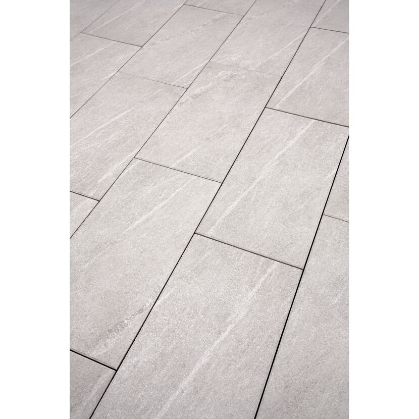 Terrassenplatte 'T-Court Fusion' Beton quarzfarben 80 x 40 x 4 cm
