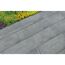 Terrassenplatte 'T-Court Deluxe' Beton basaltgrau 80 x 40 x 4 cm