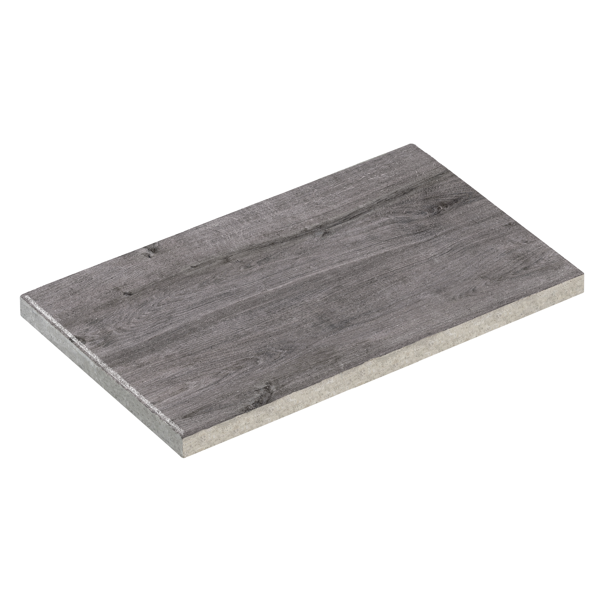 Terrassenplatte 'Natura Fino' Beton Holzoptik graphit 60 x 40 x 4 cm