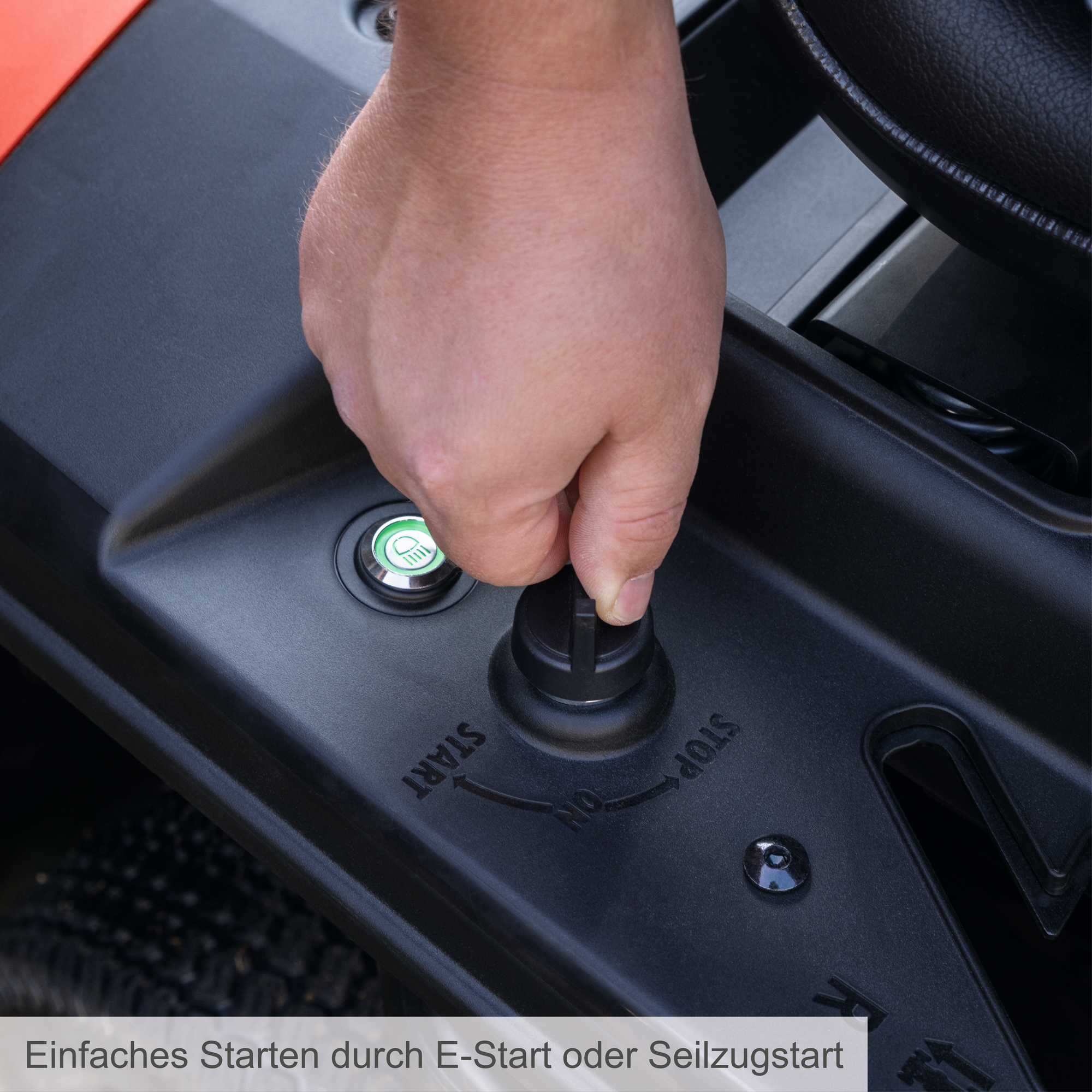 Benzin-Aufsitzmäher 'MR230-61' 2-in-1 System 61 cm Schnittbreite