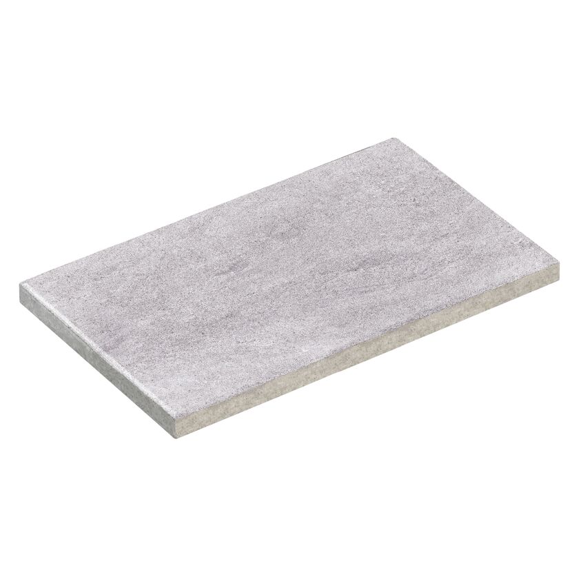 Terrassenplatte 'T-Court Deluxe' Beton quarzfarben 60 x 30 x 4 cm