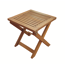 Sonnenliege 'Catania' 182 x 60 x 54 cm Holz braun/grau mit Tisch 2-teilig