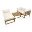 Loungemöbelset 'Karmoy' Holz beige 5-teilig
