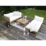 Loungemöbelset 'Karmoy' Holz beige 5-teilig