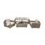 Lounge-Set 'Havana' braun/creme 4-teilig