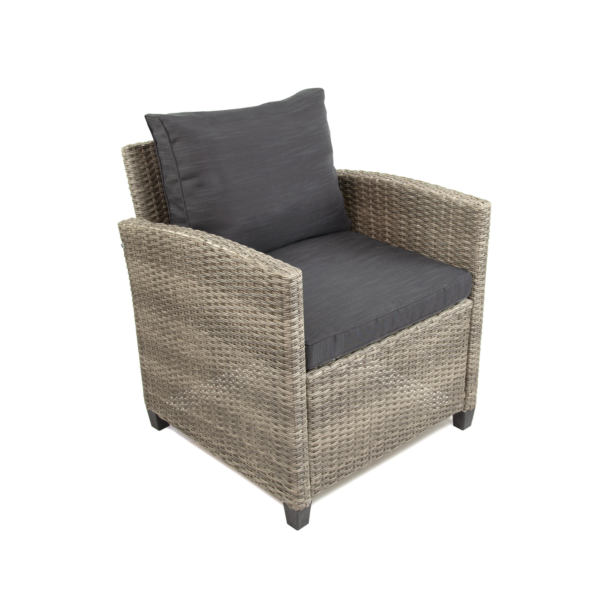 Loungemöbelset 'Prato' Aluminium dunkelgrau 6-teilig