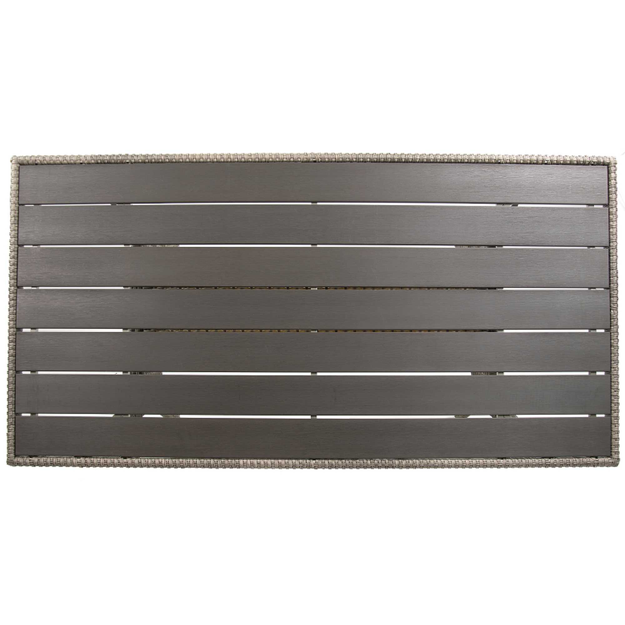 Dining-Lounge-Set 'Prato' braun/grau 6-teilig